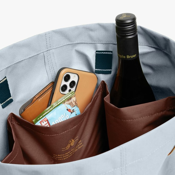 Bellroy Market Tote in Pale Blue - Picture 5 of 12